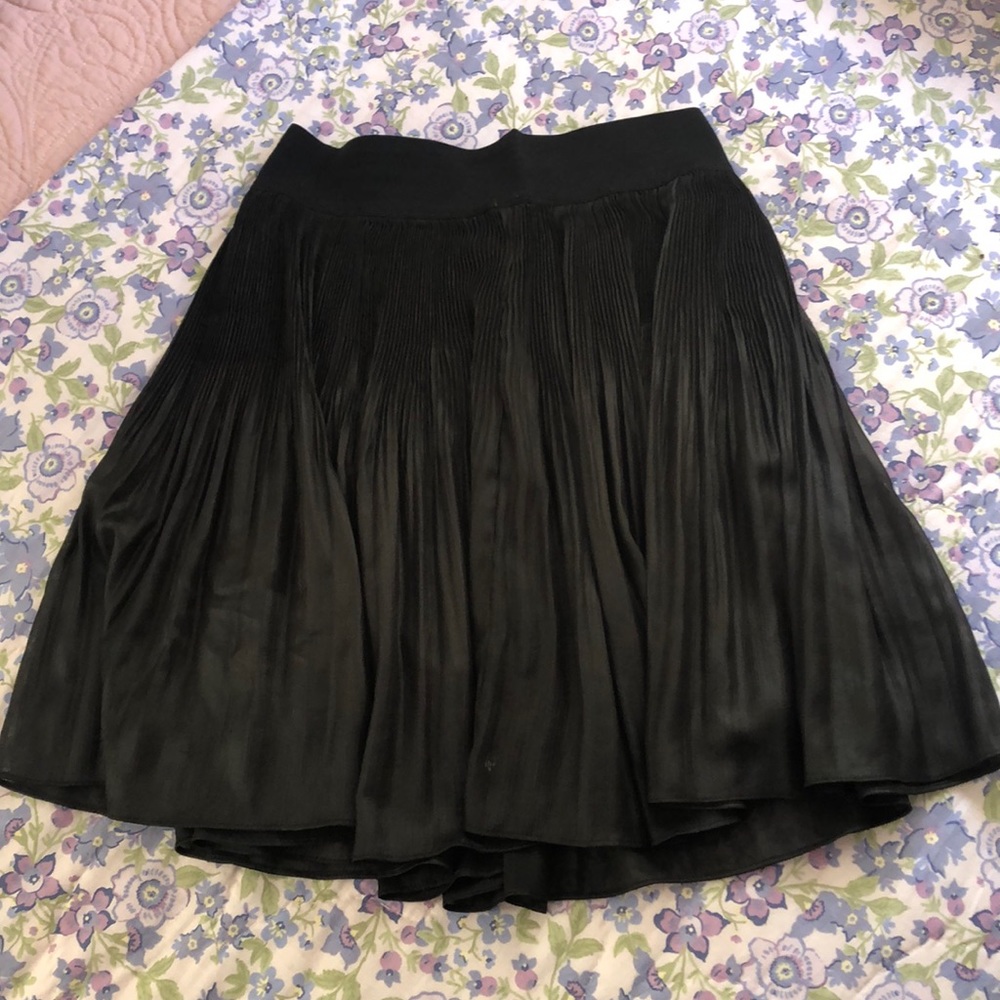 Free people black metallic skirt